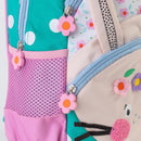rugzak junior 9 liter 28 x 34 cm polyester groen/roze