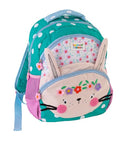 rugzak junior 9 liter 28 x 34 cm polyester groen/roze