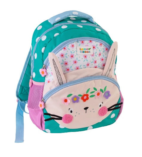 rugzak junior 9 liter 28 x 34 cm polyester groen/roze