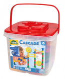 Cascade knikkerbaan in opbergbox