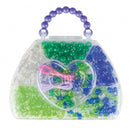 kralenset in handtasje meisjes 14 cm blauw/groen 9-delig