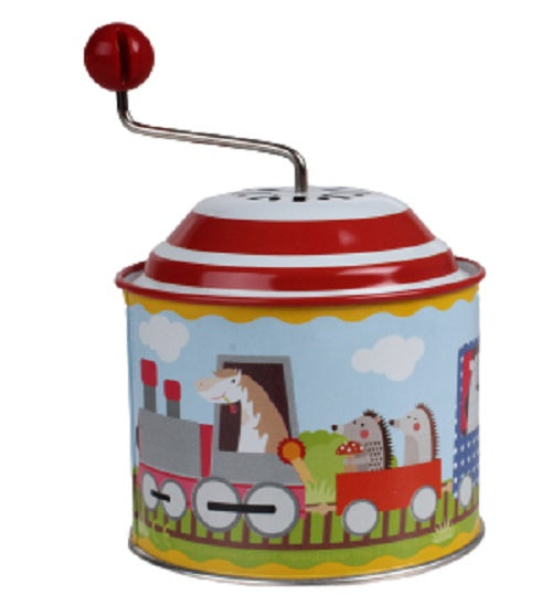 muziekdraaidoos circus junior 7,8 cm staal