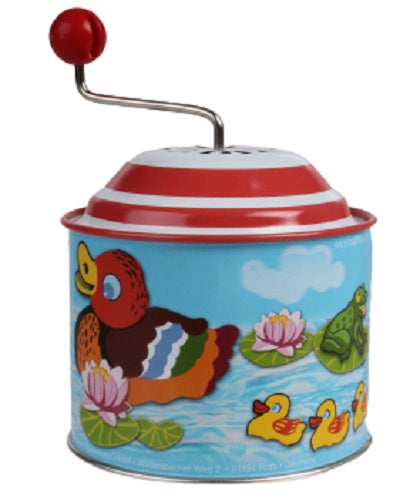 muziekdraaidoos eend junior 7,8 cm staal
