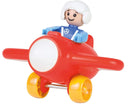 vliegtuig My First Racers junior 12 x 13,5 cm rood/geel