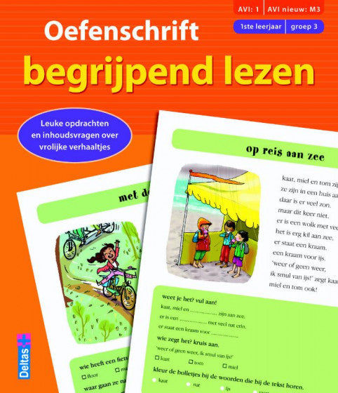 Oefenschrift begrijpend lezen AVI:1 - AVI nieuw: M3