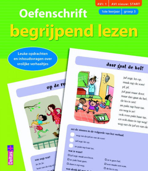 leren lezen Oefenschrift begrijpend lezen AVI:1/Start 23 cm