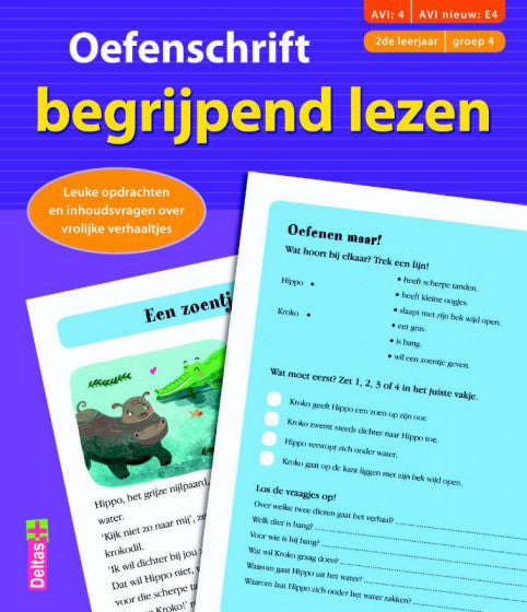 leren lezen Oefenschrift begrijpend lezen AVI:4/E4 23 cm