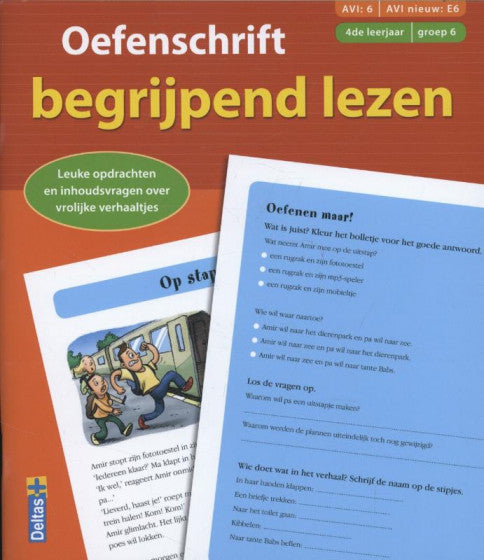 leren lezen Oefenschrift begrijpend lezen AVI:6/E6 23 cm