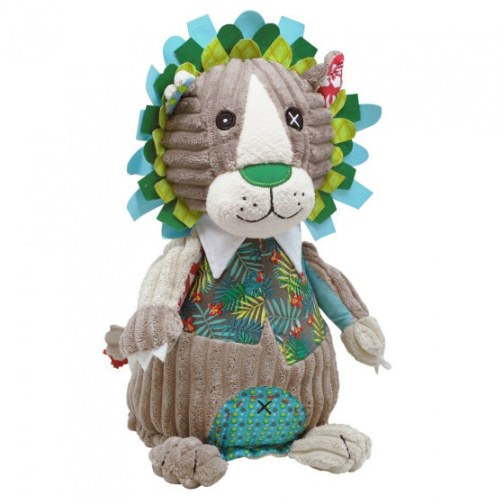 knuffel leeuw grijs 35 cm