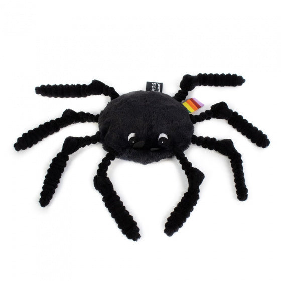 knuffel spin zwart 15 cm