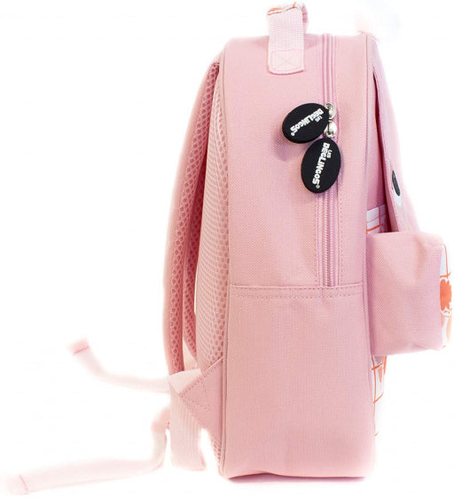 rugzak struisvogel junior 32 cm polyester roze