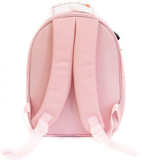 rugzak struisvogel junior 32 cm polyester roze