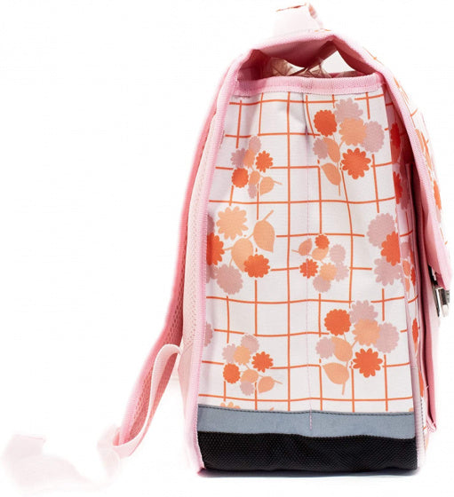 schooltas junior 38 cm polyester roze/oranje