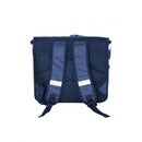 schooltas nijlpaard blauw 35 cm