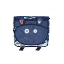 schooltas nijlpaard blauw 35 cm