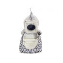 uitklapbare toilettas lama wit 27 cm