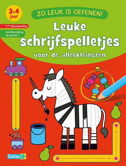 Deltas Boek Zo Leuk Is Oefenen! Leuke Schrijfspelletjes