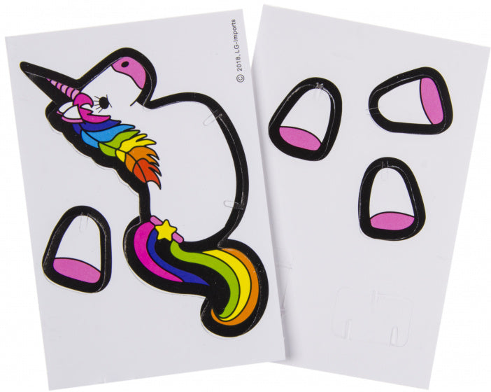 3D-puzzel eenhoorn meisjes 7 x 8,5 cm 7-delig