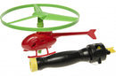 afschiethelikopter jongens 12 cm rood/groen 2-delig