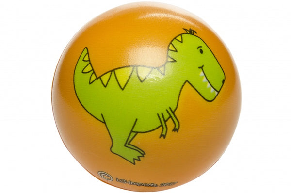 anti-stressbal dinosaurus 6 cm oranje