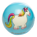 Anti-stressbal eenhoorn 5,5 cm blauw