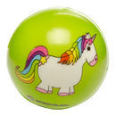 Anti-stressbal eenhoorn 5,5 cm groen