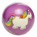 Anti-stressbal eenhoorn 5,5 cm paars