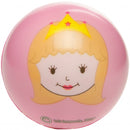 Anti-stressbal prinses 5,5 cm roze
