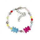 armband beren meisjes 6 cm RVS