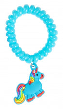 armband eenhoorn 5 cm blauw
