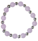 armband kunstparels meisjes 5 cm paars