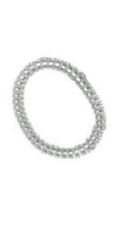 armband meisjes 5 cm zilver