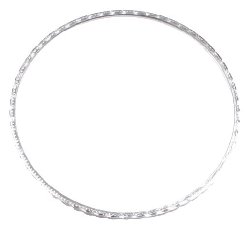 armband meisjes 7 cm staal zilver