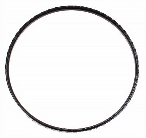 armband meisjes 7 cm staal zwart