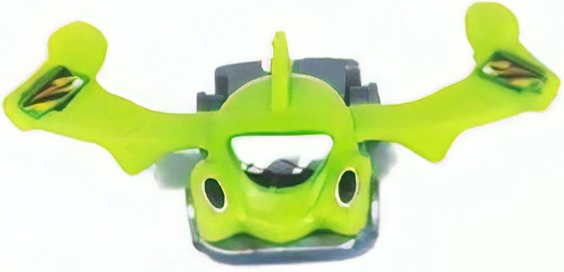 auto mini 3 cm groen 8-delig