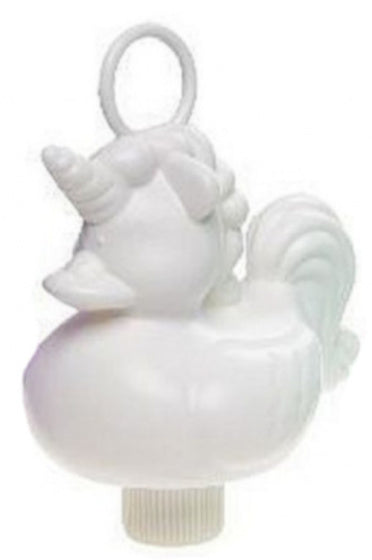 badeend Eenhoorn junior 15 cm wit