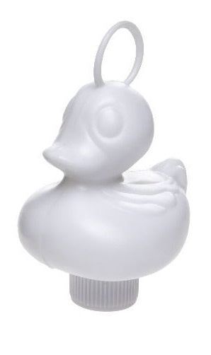 badeendje Kermis junior 12 cm wit