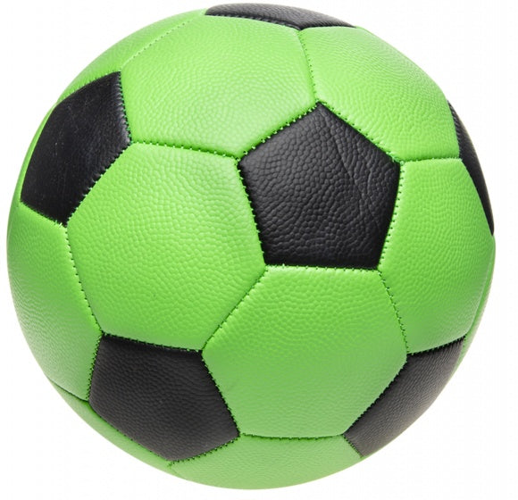 bal voetbalprint 22 cm groen