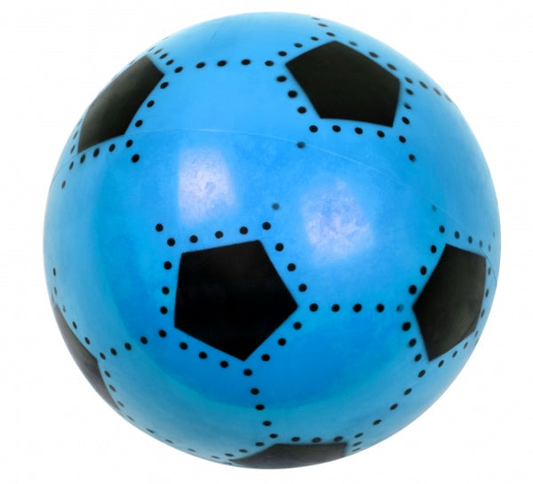 voetbal soft junior 16 cm blauw