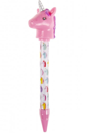 balpen eenhoorn roze