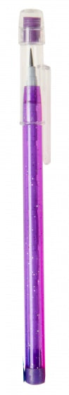 vulpotlood glitter paars 14 cm