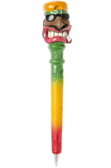 balpen Rasta junior 16 cm groen/geel/rood