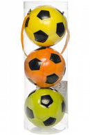 beachball voetballetjes 6 cm 3 stuks