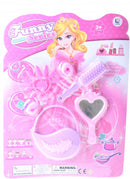 beautyset tas meisjes 34 x 25,5 cm roze 6-delig