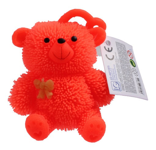 knijpfiguur beer junior 9 cm rood