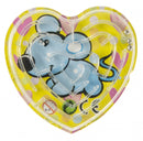 behendigheidsspel doolhof muis 6 cm geel/blauw