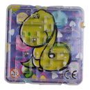 behendigheidsspel doolhof slang junior 6 cm geel