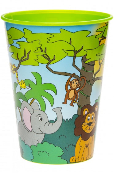 beker jungledieren 260 ml groen