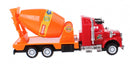 betonwagen oranje/rood