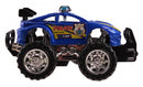 bigwheel politieauto 13 cm blauw